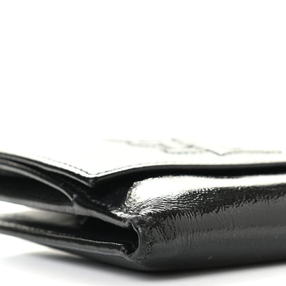 Saint Laurent Goatskin Belle de Jour French Wallet Black 8 of 18