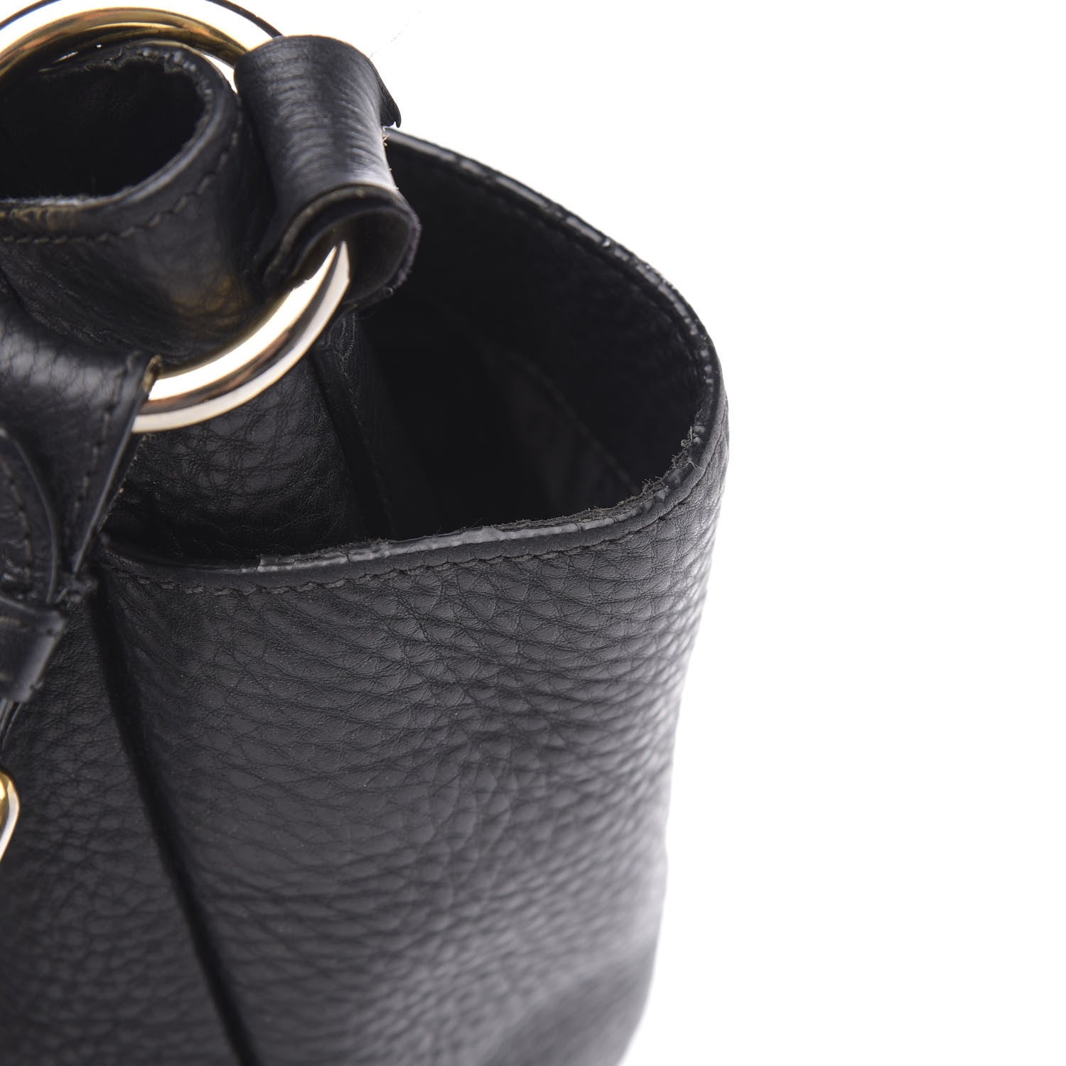 Prada Vitello Daino Side Pocket Hobo Black 15 of 16