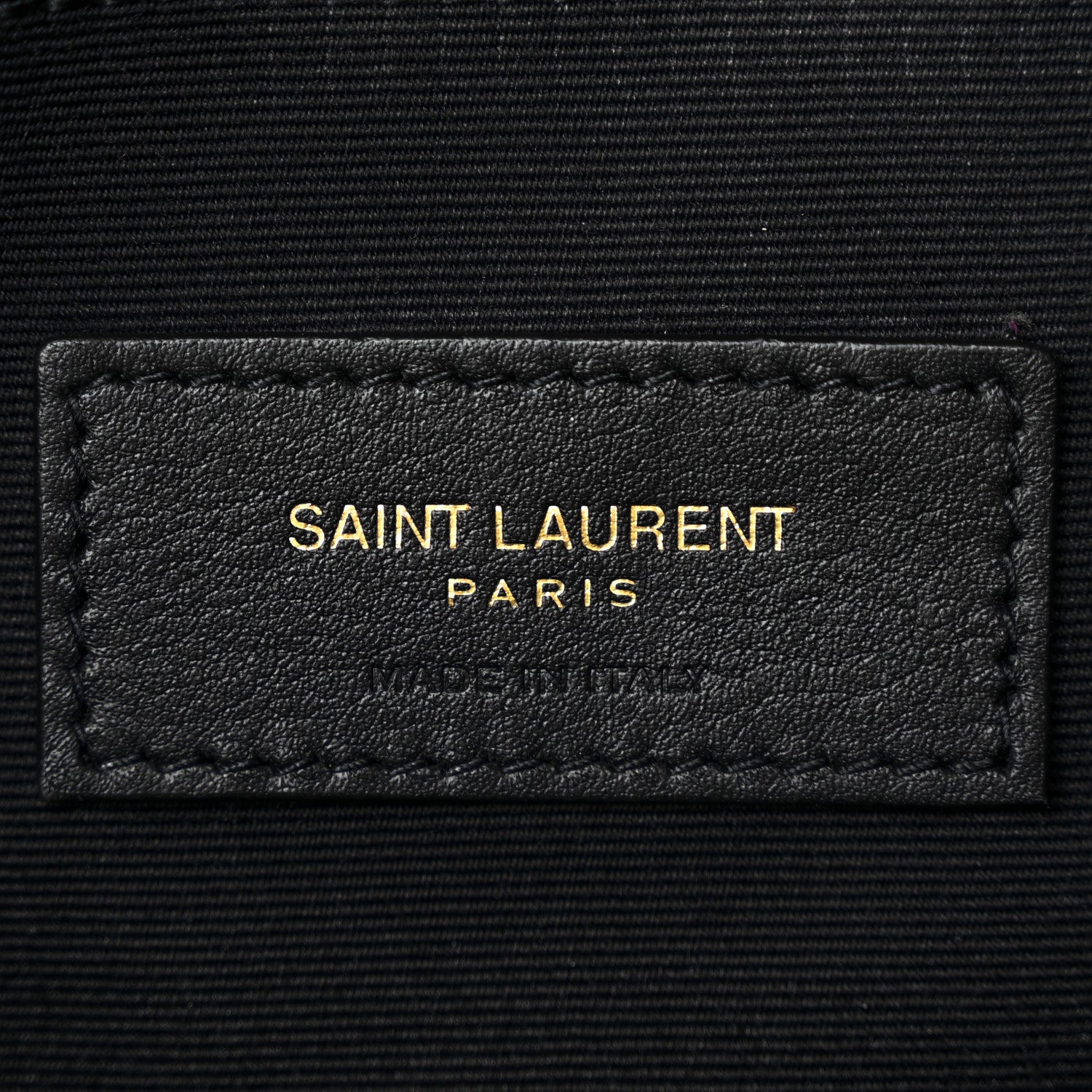 Saint Laurent Grain De Poudre Monogram Belt Bag Black 6 of 15