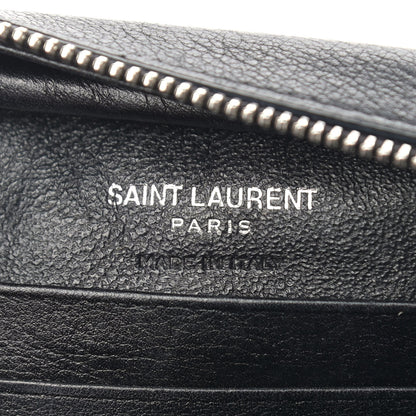 Saint Laurent Calfskin Heart Monogram Lou Camera Bag Black 6 of 12