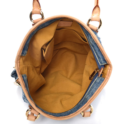Louis Vuitton Denim Neo Cabby GM Blue 6 of 18