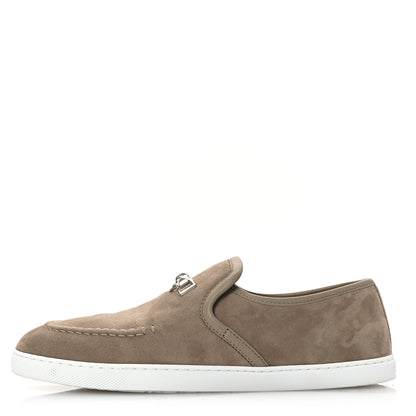 Hermes Suede Goatskin Nappa Jour Loafers 36 Beige 1 of 11