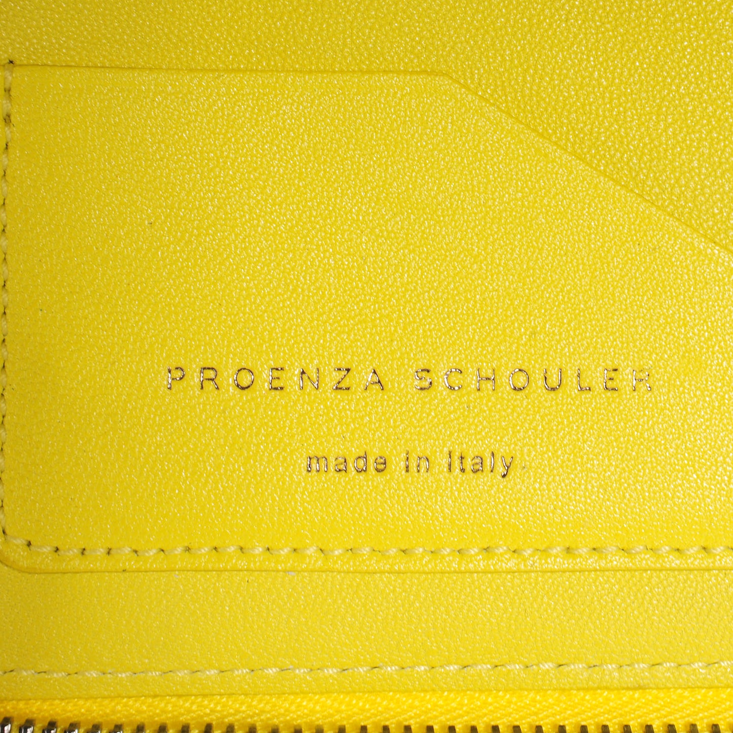 Leather PS1 Large Zip Around Wallet Sunshine
