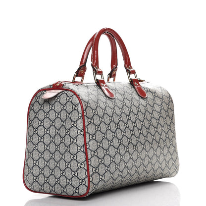 Gucci GG Plus Monogram Tattoo Heart Medium Joy Boston Red 2 of 10