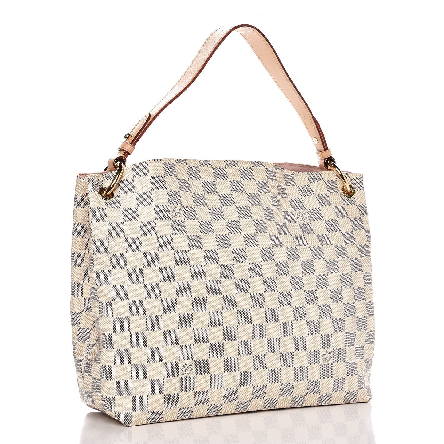 Damier Azur Graceful PM Rose Ballerine
