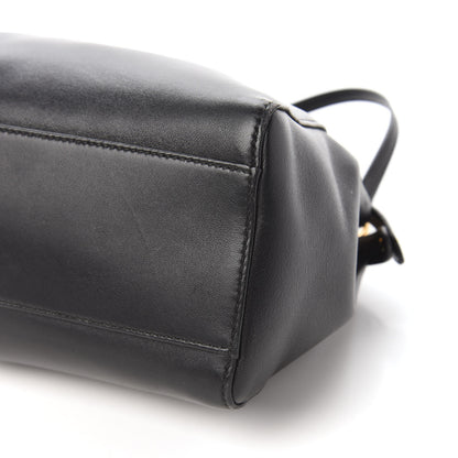 Fendi Nappa Mini Peekaboo Iconic Satchel Black 7 of 9