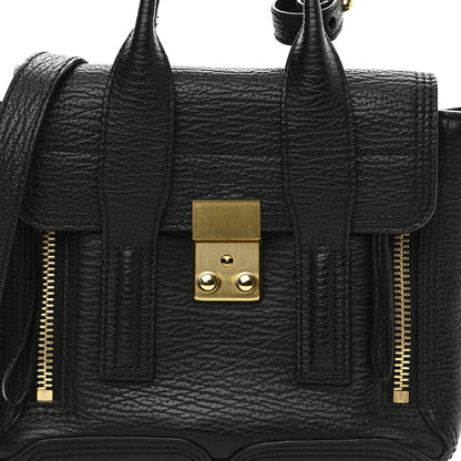 3.1 Phillip Lim Textured Calfskin Mini Pashli Satchel Black 8 of 12