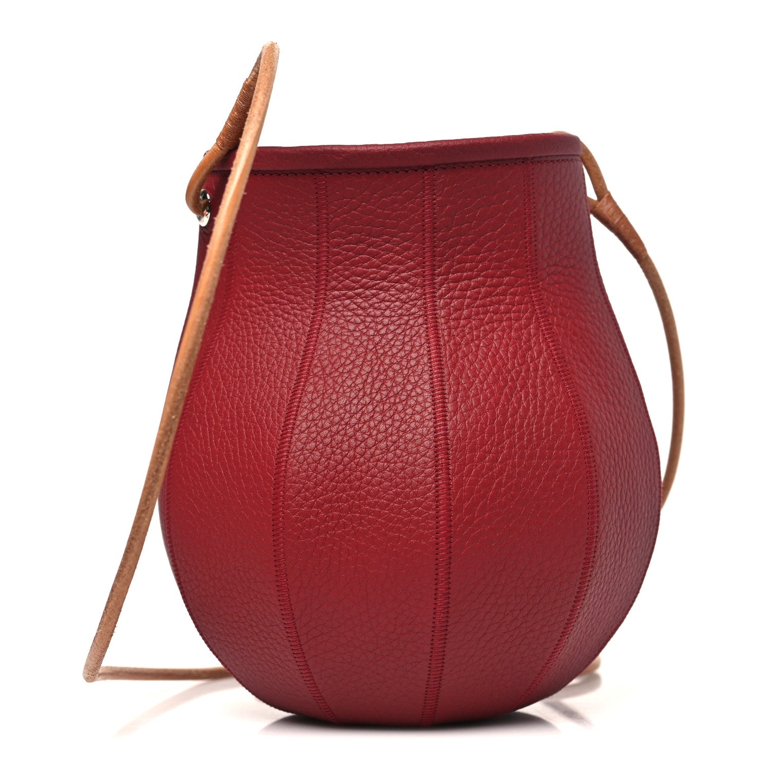 Hermes Taurillon Clemence Petit H Bitter Apple Bag Rouge H 1863884