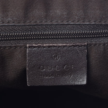 Gucci Monogram Large D Gold Hobo Dark Brown 7 of 23