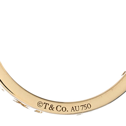 Tiffany 18K Yellow Gold Diamond Atlas Pierced Ring 47 4 4 of 4