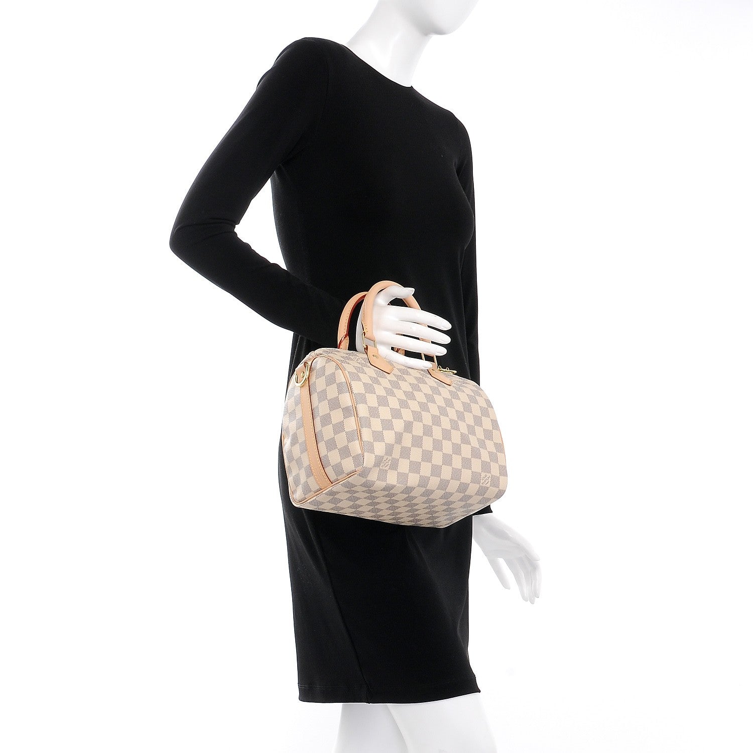 Louis Vuitton Damier Azur Speedy Bandouliere 25 3 of 8
