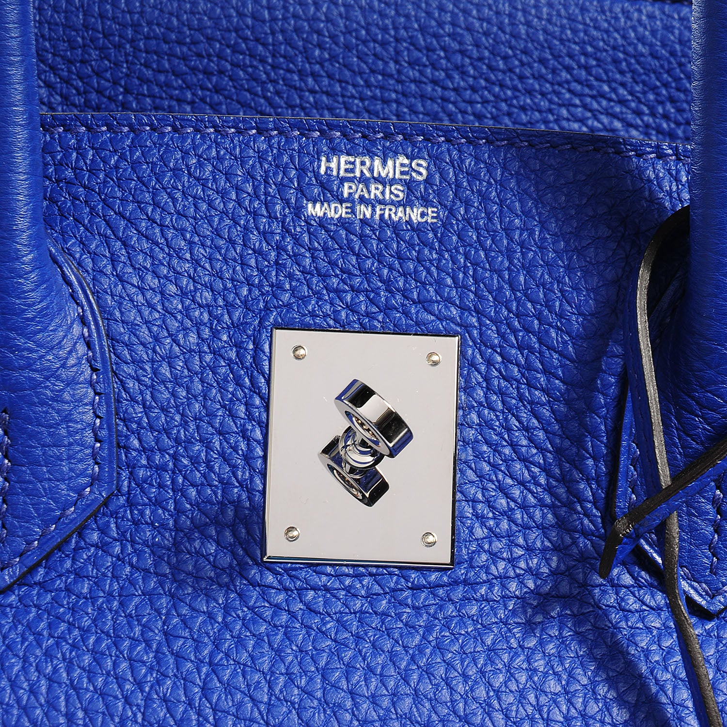 Hermes Togo Birkin 35 Bleu Electrique 7 of 21