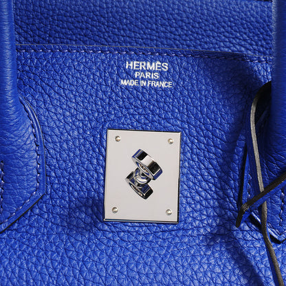 Hermes Togo Birkin 35 Bleu Electrique 7 of 21