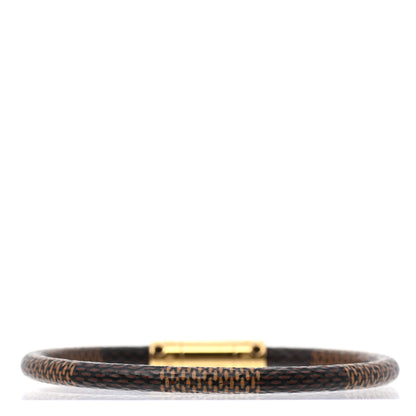 Louis Vuitton Damier Ebene Keep It Bracelet 19 3 of 7