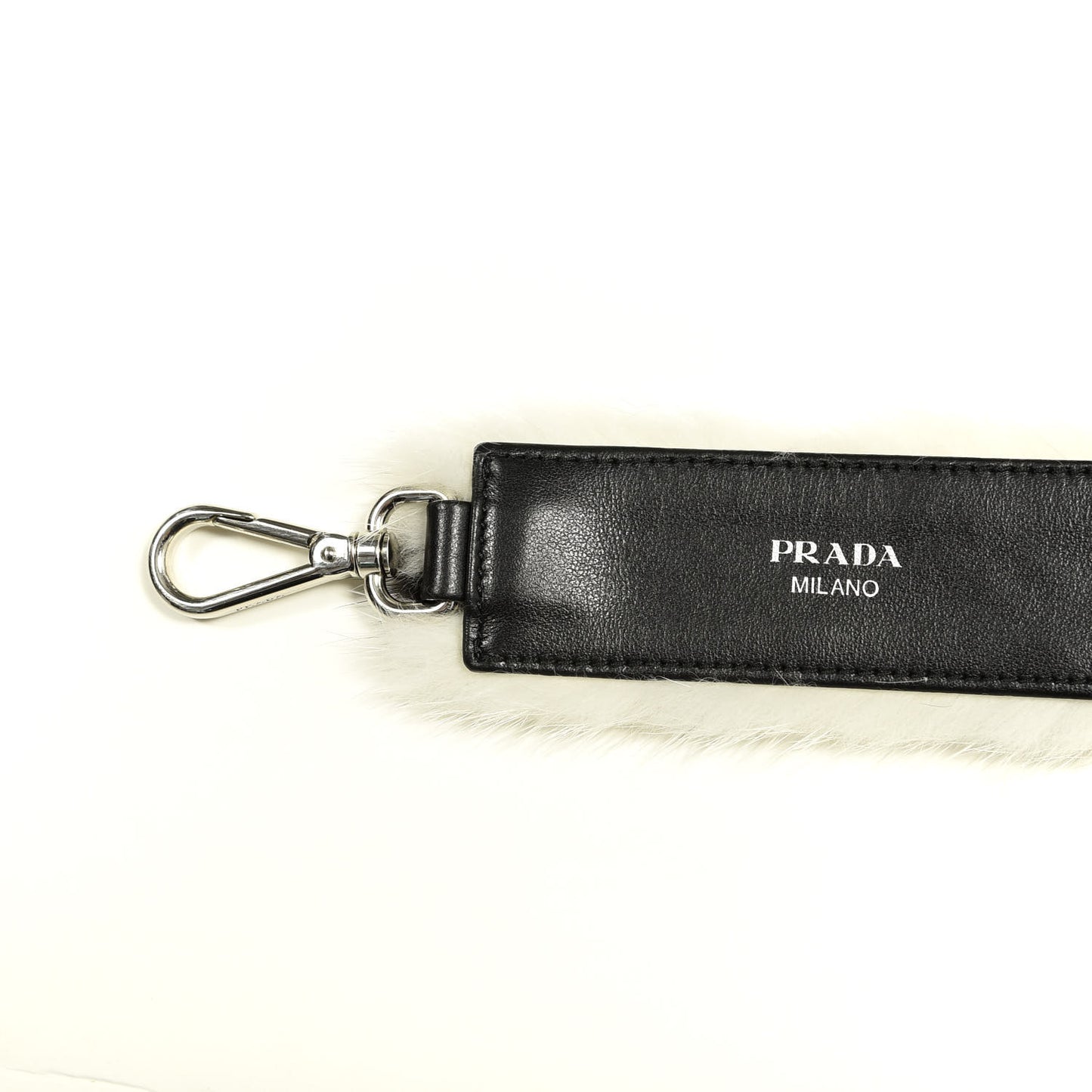 Mink Greche Detachable Strap White Black