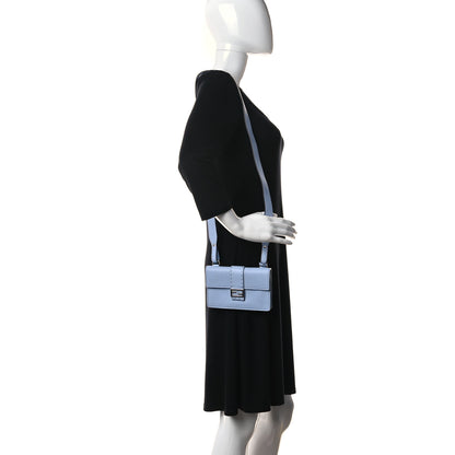 Fendi Cuoio Romano Selleria Baguette Belt Pouch Azzurro Sky 2 of 11