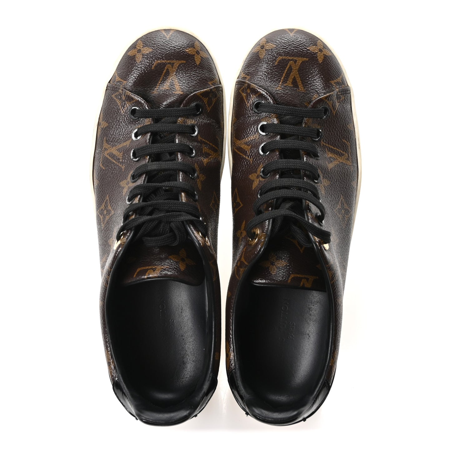 Patent Monogram Frontrow Sneakers 40