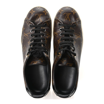 Louis Vuitton Patent Monogram Frontrow Sneakers 40 2 of 9