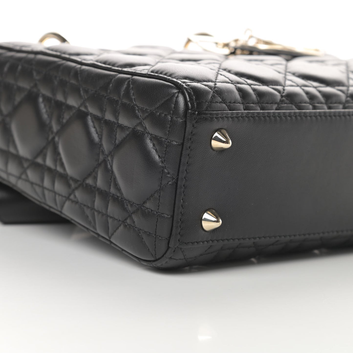 Lambskin Cannage Small My ABCDior Lady Dior Black