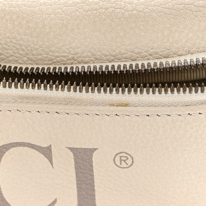 Gucci Grained Calfskin Logo Belt Bag White 12 of 14