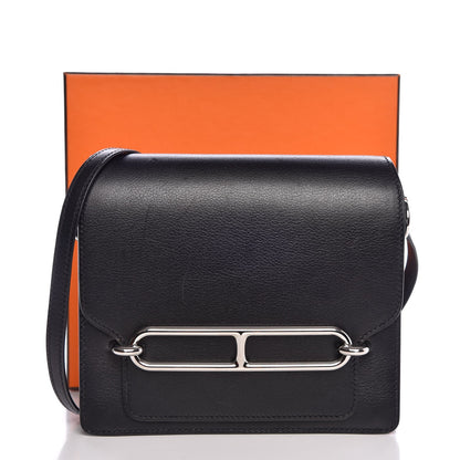 Hermes Evergrain Mini Sac Roulis Black 13 of 13