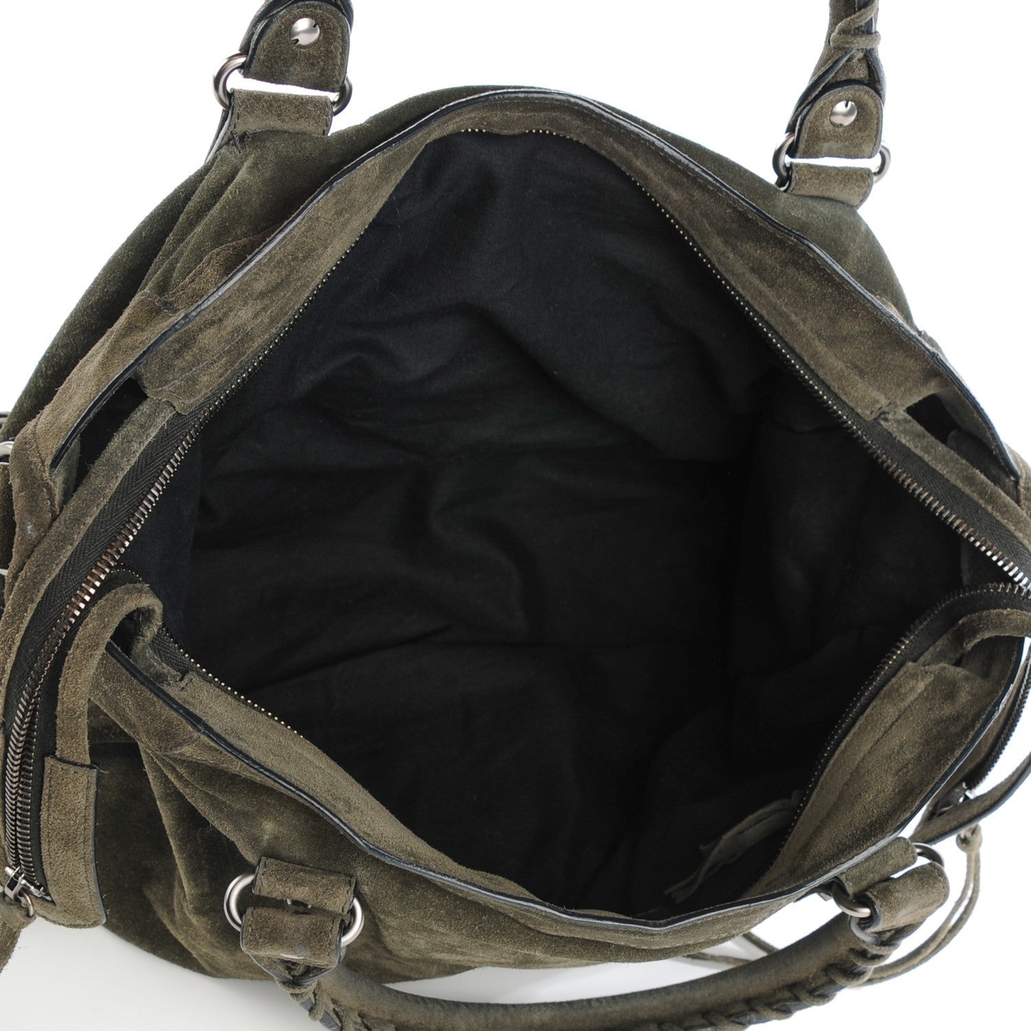 Balenciaga Baby Daim Suede Classic Hardware City Olive 7 of 8