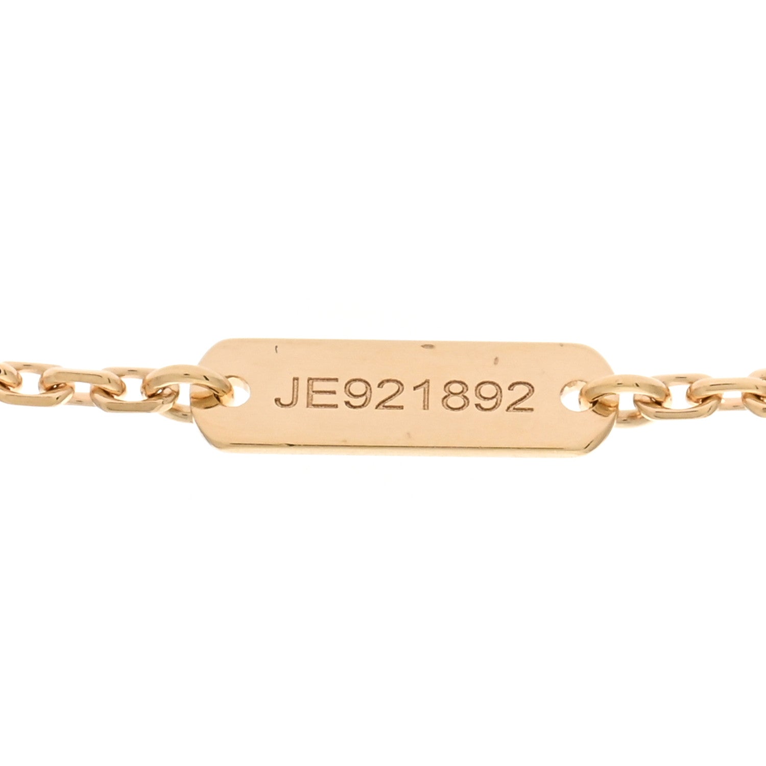 Van Cleef & Arpels 18K Yellow Gold Carnelian Vintage Alhambra Pendant Necklace 5 of 6