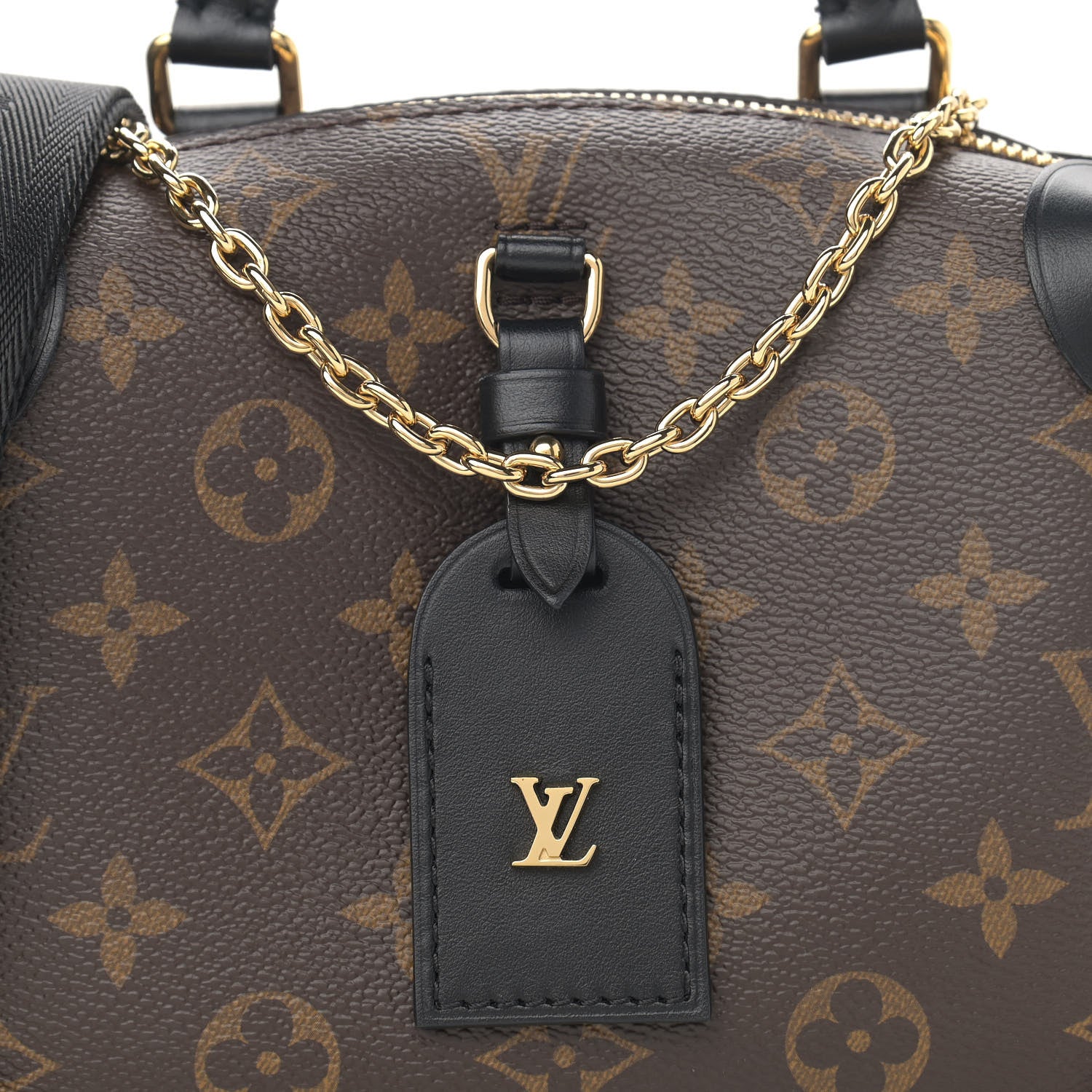 Louis Vuitton Monogram Petite Malle Souple Black 7 of 10