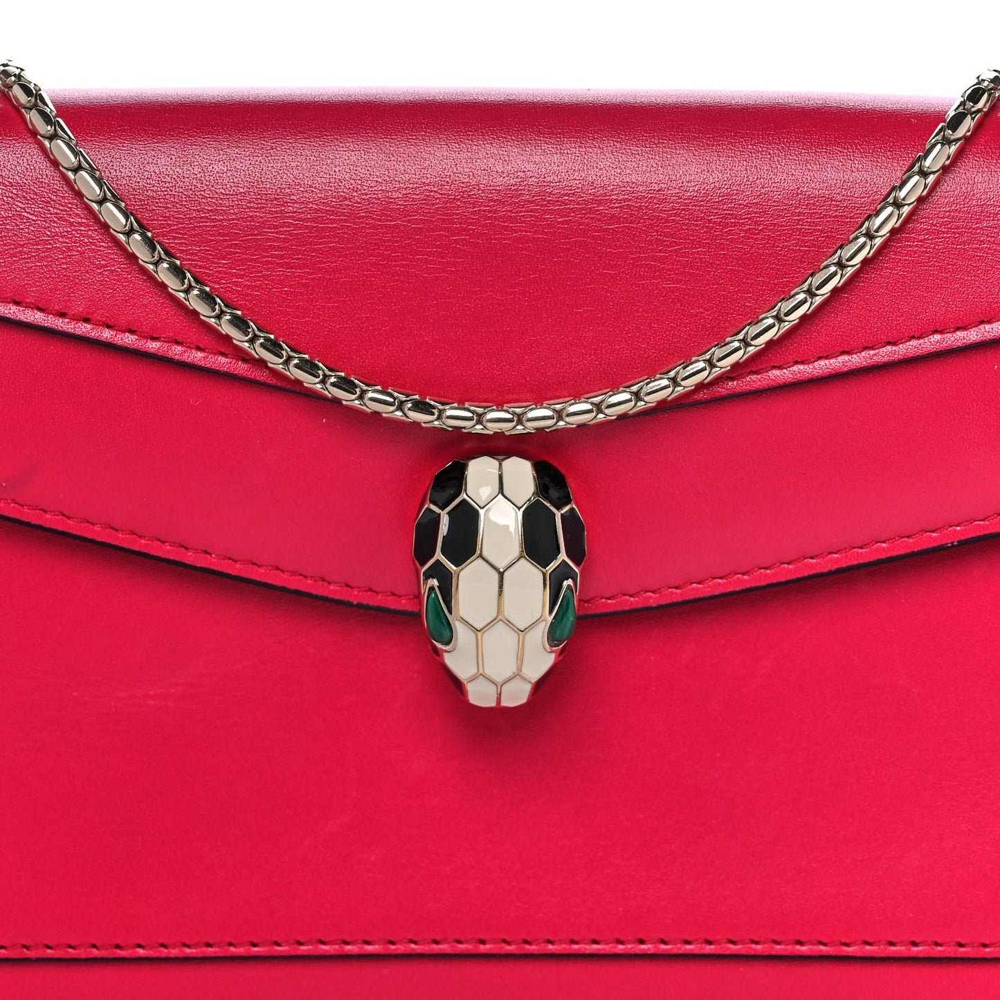 Calfskin Serpenti Forever Crossbody Bag Ruby Red