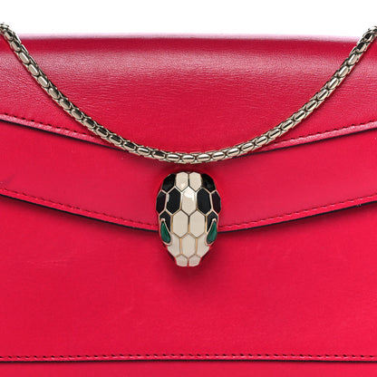 Bulgari Calfskin Serpenti Forever Crossbody Bag Ruby Red 9 of 12