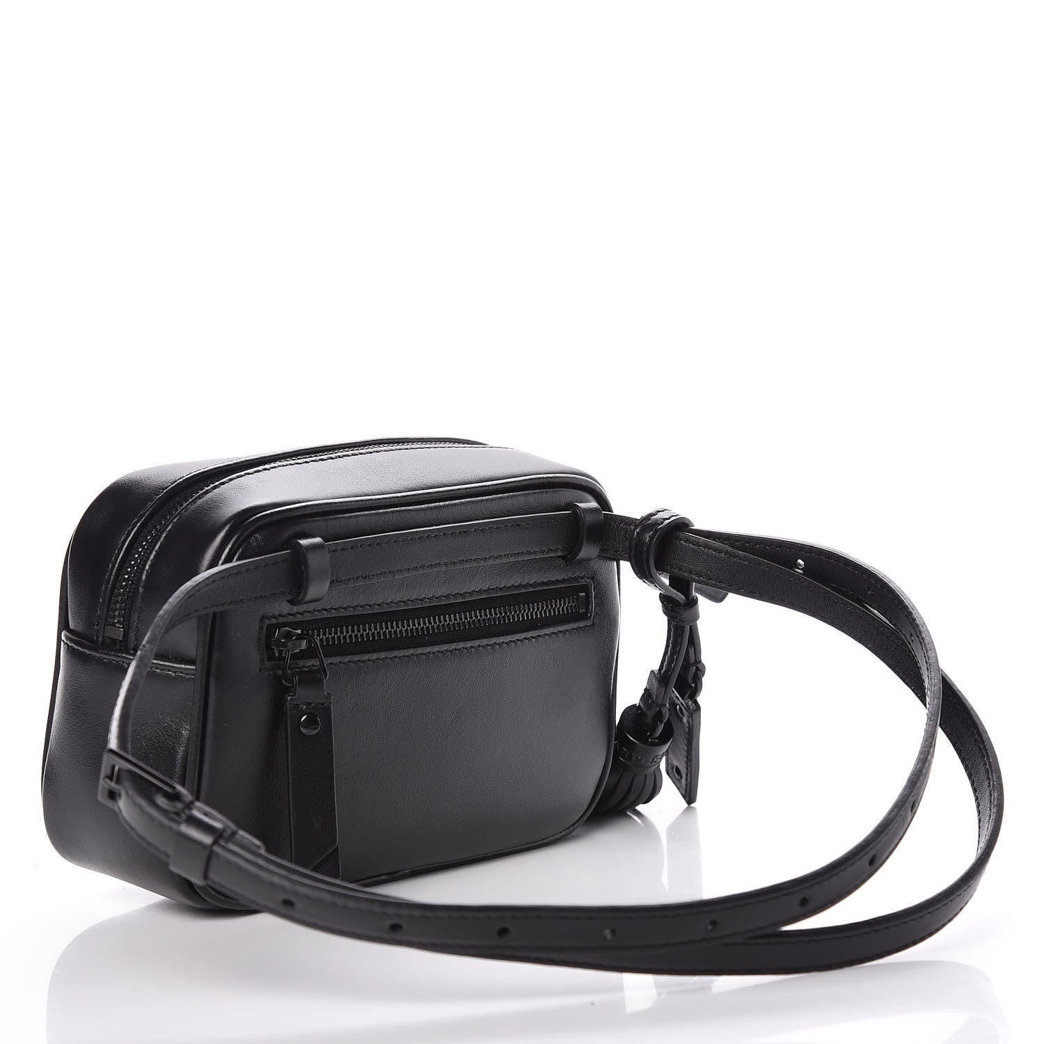 Saint Laurent Calfskin Matelasse Monogram Lou Belt Bag Black 3 of 9