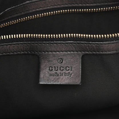 Gucci Monogram Medium Indy Top Handle Hobo Black 6 of 10