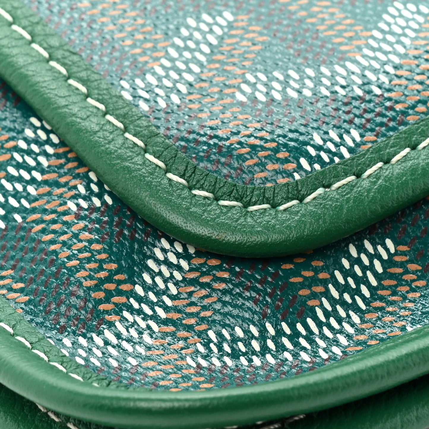 Goyardine Plumet Wallet Clutch Green
