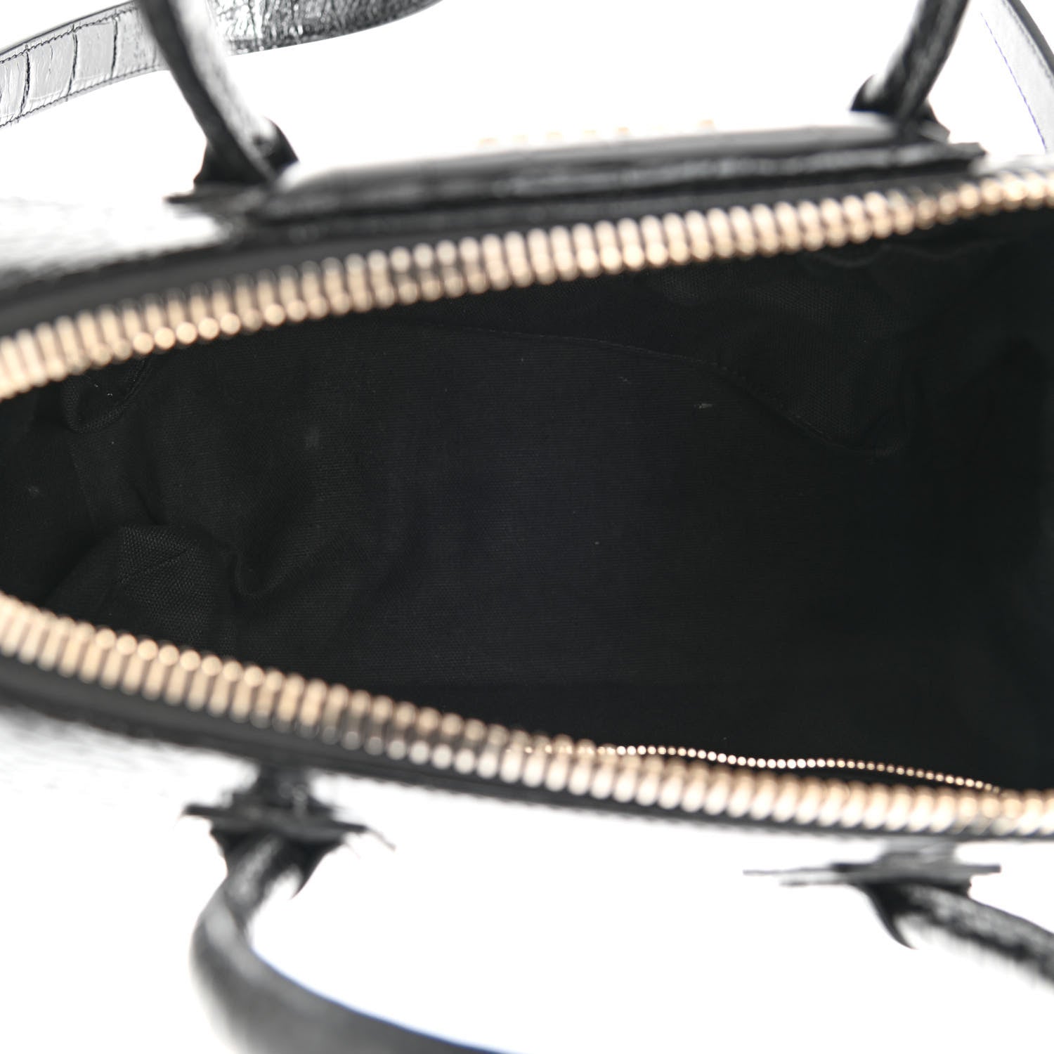 Givenchy Calfskin Crocodile Embossed Small Antigona Black 5 of 10
