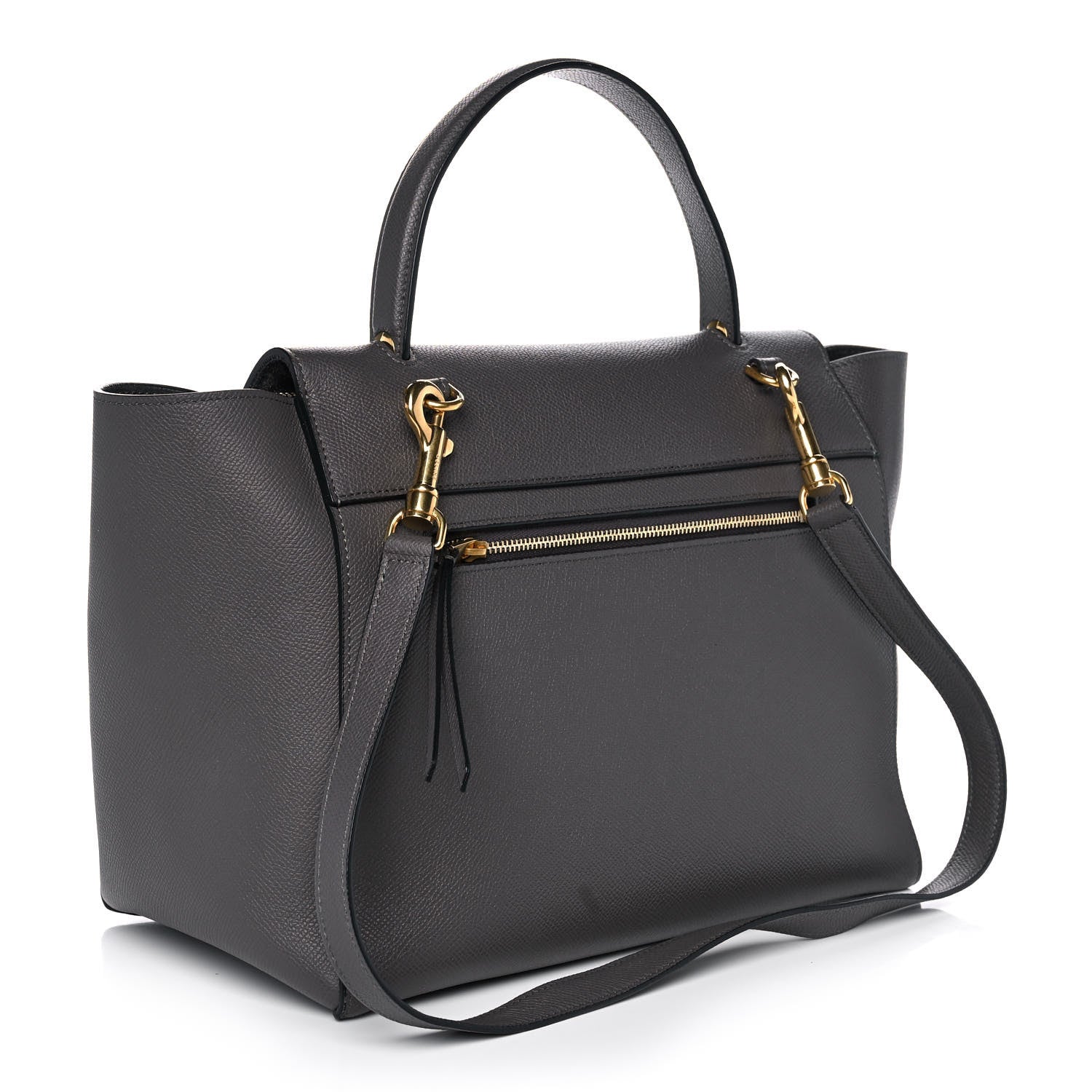 Celine Grained Calfskin Mini Belt Bag Grey 3 of 15