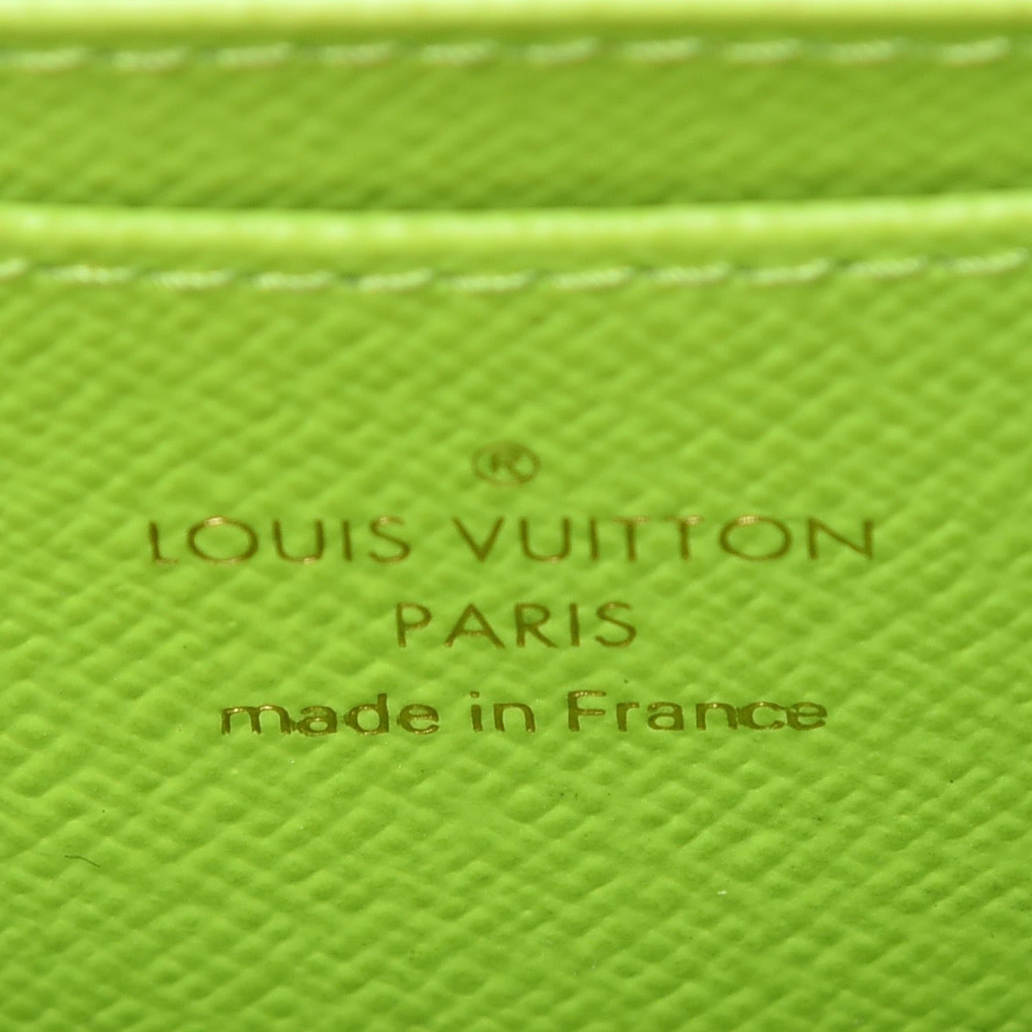 Louis Vuitton Monogram Graffiti Zippy Coin Purse Wallet Green 6 of 7