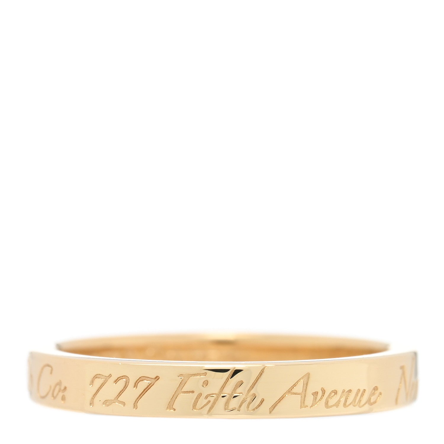 Tiffany 18K Yellow Gold Notes Ring 49 4.75 3 of 4