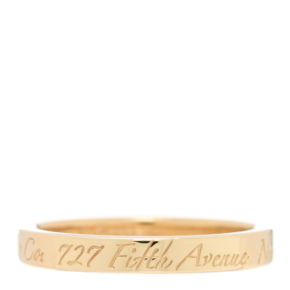 Tiffany 18K Yellow Gold Notes Ring 49 4.75 3 of 4