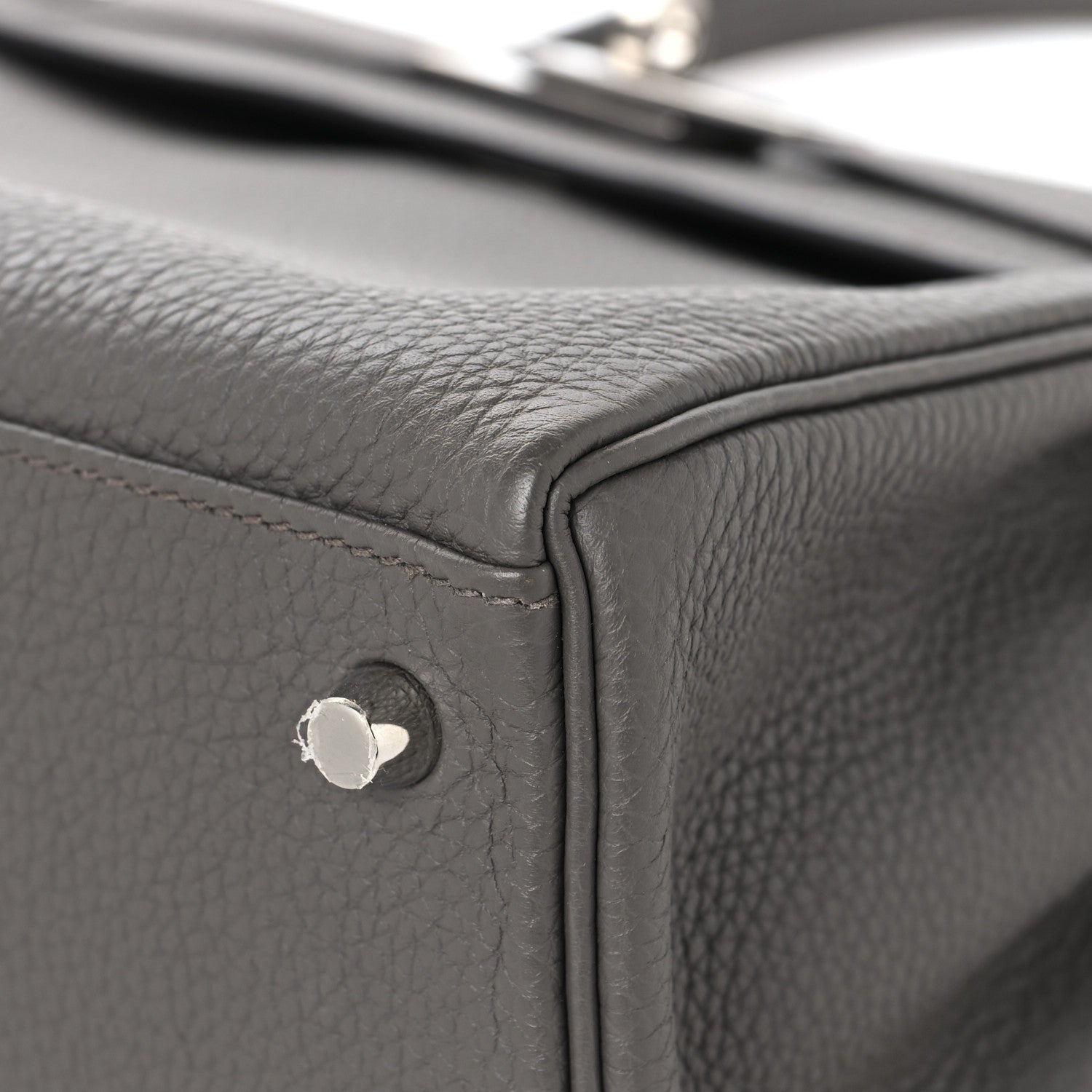 Hermes Togo Kelly Retourne 28 Etain 9 of 12