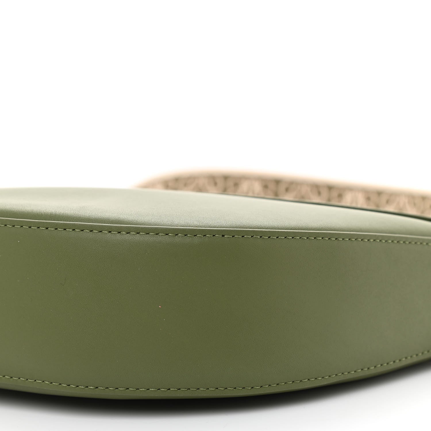 Loewe Satin Calfskin Jacquard Small Luna Bag Avocado Green 8 of 8