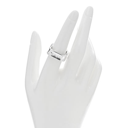 Tiffany Sterling Silver 1837 Square Ring 57 8 2 of 4