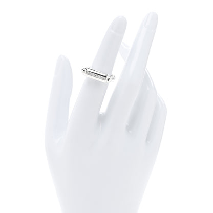 David Yurman Sterling Silver Diamond Lexington Barrel Ring 49 5 2 of 5