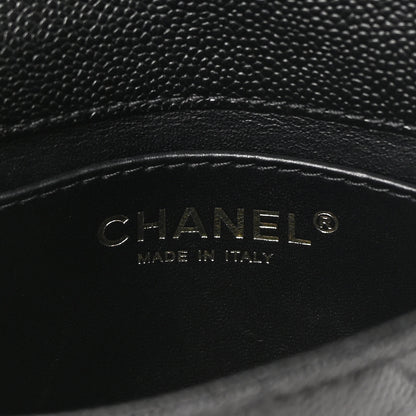 Chanel Caviar Quilted Mini Sweetheart Rectangular Flap Black 6 of 11