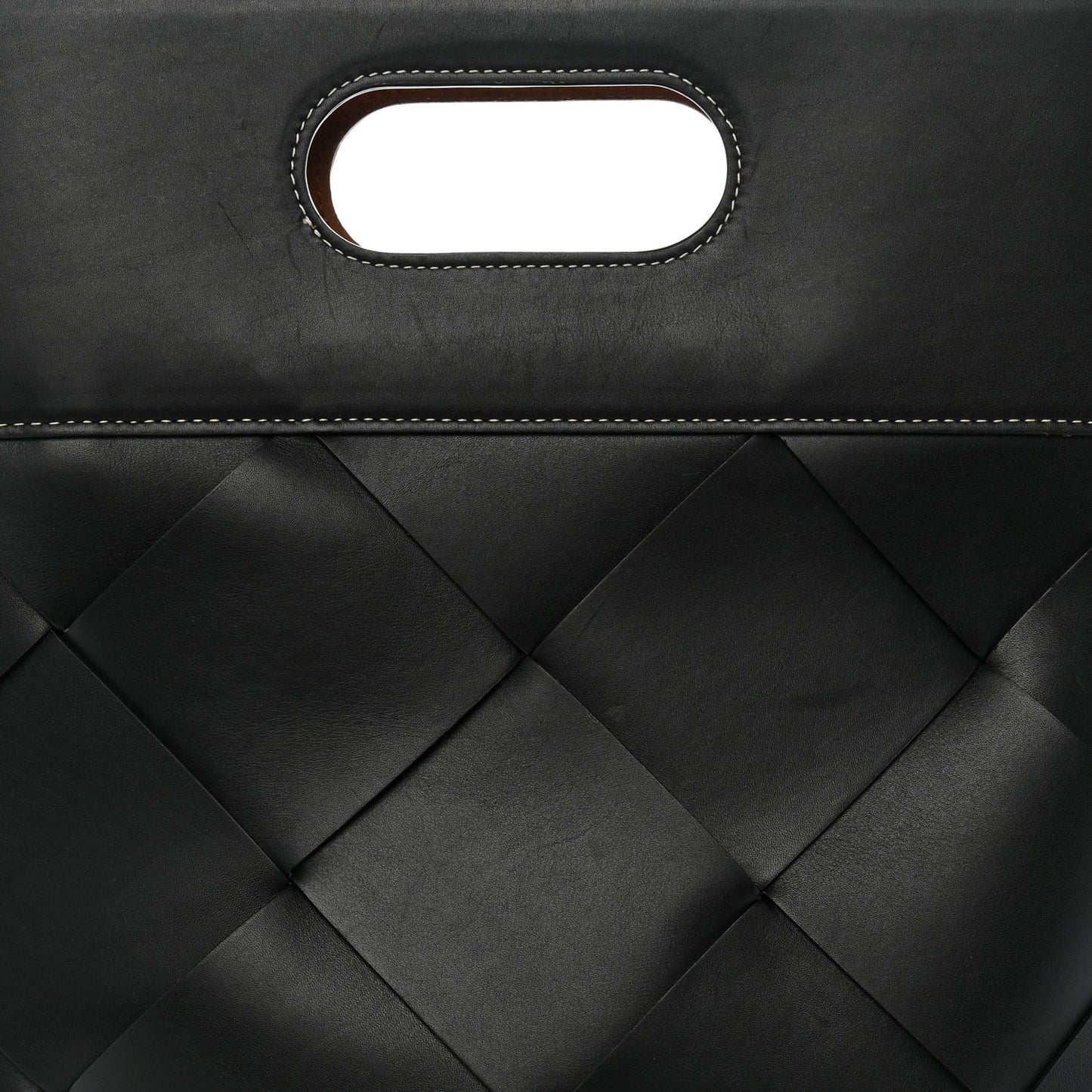 French Calfskin Small Slip Tote Black