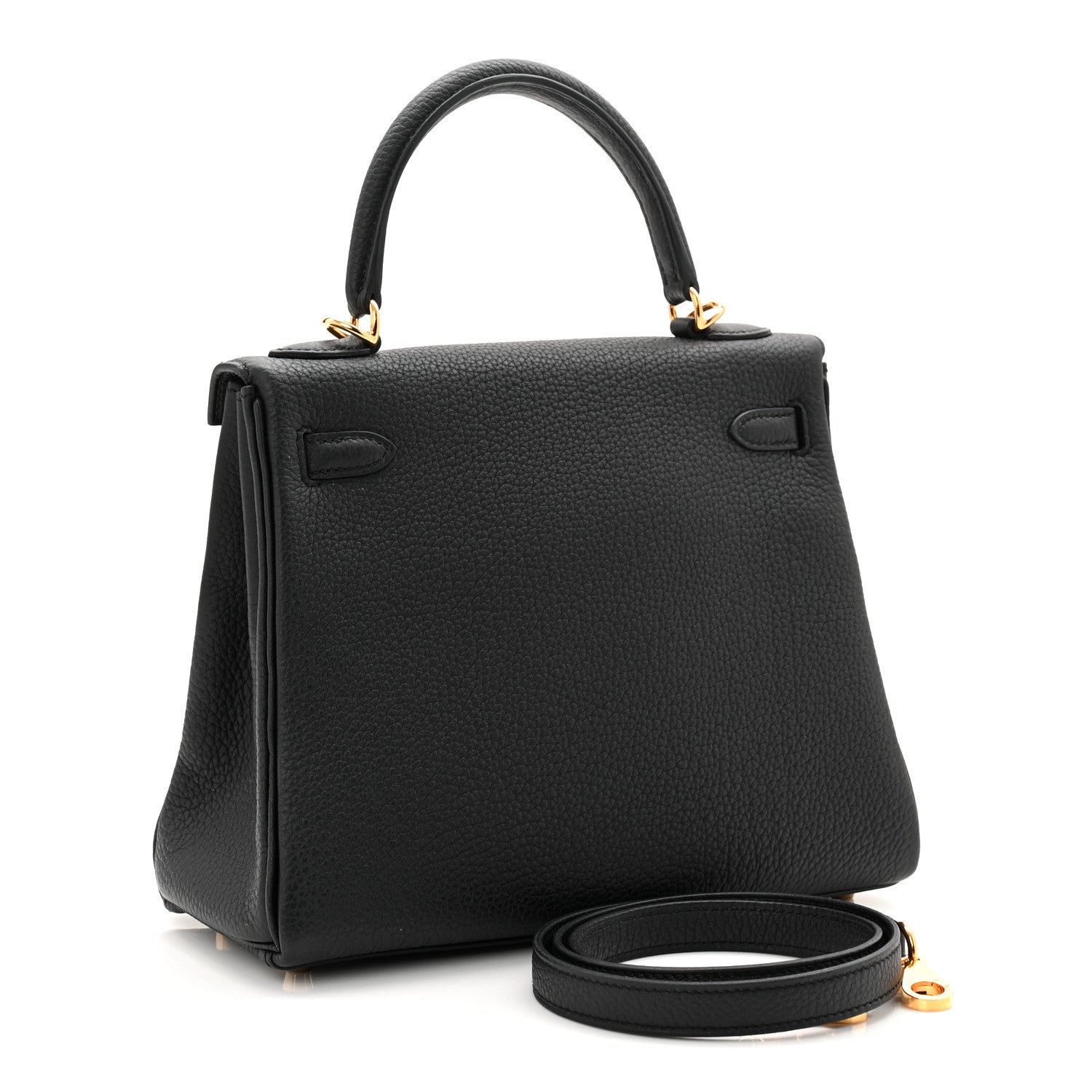 Hermes Togo Kelly Retourne 25 Black 3 of 11