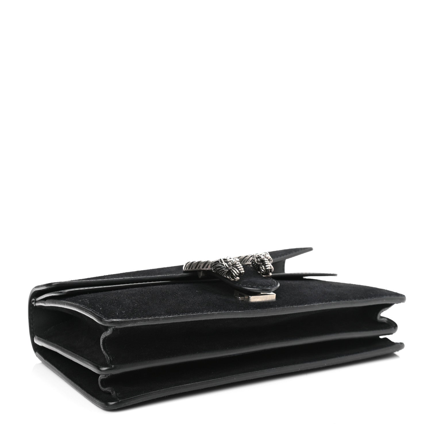 Gucci Suede Small Dionysus Shoulder Bag Black 3 of 9