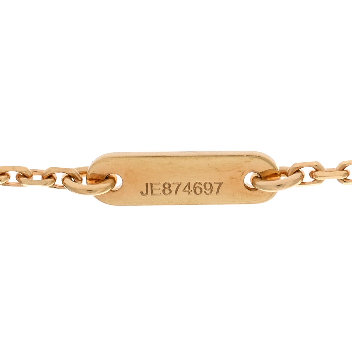 Van Cleef & Arpels 18K Yellow Gold Diamond Mini Frivole Pendant Necklace 4 of 6