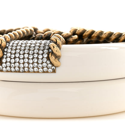 Chanel Resin Crystal Rescue Wheel Minaudière White 10 of 12