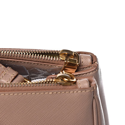 Prada Saffiano Medium Galleria Double Zip Tote Cammeo 9 of 14