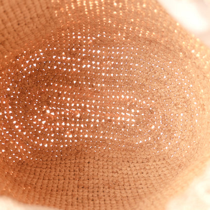 Loewe Calfskin Raffia Anagram Paulas Ibiza Pochette Bag Natural Tan 4 of 9